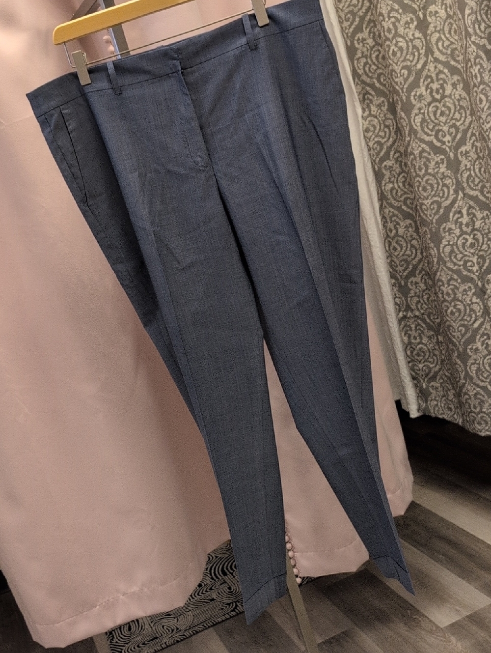 Lafayette 148 New York Women's Tailored Trousers in Slate Blue